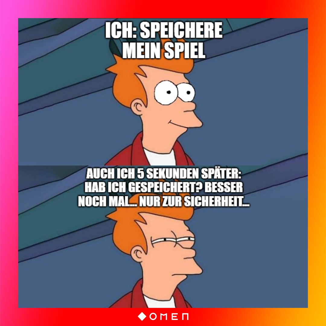 Ist es Paranoia oder ein Ausfall des Kurzzeitgedächtnisses? 🤔
#OMEN #gaming #gamingmemes #sus