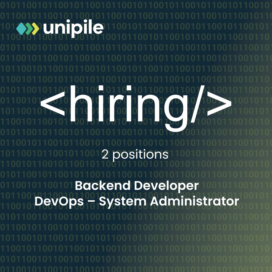 UnipileAPI's tweet image. Unipile is #hiring! 🚀
We're looking for:
🔧 Backend Developer (Full Remote)
🌐 DevOps - System Admin (Full Remote)
(French speaking)
unipile.com/careers/