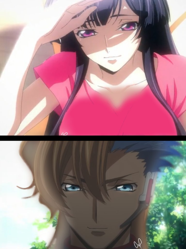 ScarletLnRs's tweet photo. The ending I wanted #spoilers #bfkcedits #edited #sakuyasumeragi #ashphoenix #roze #codegeass #rozeoftherecapture #ashxsakuya #ibispaintx https://t.co/xX7QuHciRI