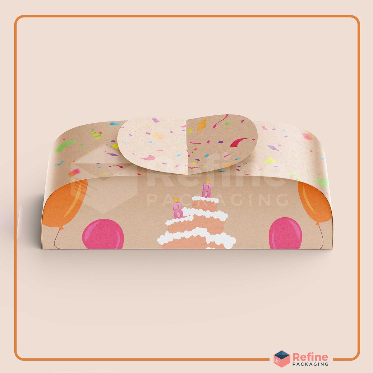 This cake-tastic design is the perfect example of how creative, fun and functional our custom packaging really can be. 

Planning a large-scale event? This style is an option to deliver smiley faces all-round. 

Take a look at our box selection – link in bio! 🎈

#RefinePackaging