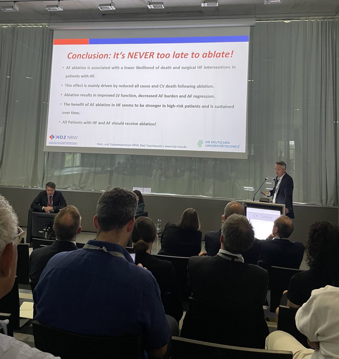Daniel Messiha, MD (@realdocdan) on Twitter photo #EssenFeelsTheBeat - <a href="/chris_sohns/">Christian Sohns</a> mit einem klaren Statement für die primäre Ablationstherpie von Pt mit #Afib.
#Epeeps <a href="/TRassafMD/">Tienush Rassaf</a> <a href="/SMathewi/">Shibu Mathew</a> <a href="/C_Jungen/">Christiane Jungen</a> <a href="/matthiastotzeck/">Matthias Totzeck</a> <a href="/RaluMincu/">Raluca Mincu</a> <a href="/EssenBeat/">Essen - feels the Beat</a> <a href="/UniklinikEssen/">Uniklinikum Essen</a> <a href="/sebFeickert/">Sebastian Feickert</a> <a href="/YoungDgk/">Young DGK</a> <a href="/C_Meyer_MD/">Christian Meyer, MD, MA</a> #EssenFeelsTheBeat - <a href="/chris_sohns/">Christian Sohns</a> mit einem klaren Statement für die primäre Ablationstherpie von Pt mit #Afib.
#Epeeps <a href="/TRassafMD/">Tienush Rassaf</a> <a href="/SMathewi/">Shibu Mathew</a> <a href="/C_Jungen/">Christiane Jungen</a> <a href="/matthiastotzeck/">Matthias Totzeck</a> <a href="/RaluMincu/">Raluca Mincu</a> <a href="/EssenBeat/">Essen - feels the Beat</a> <a href="/UniklinikEssen/">Uniklinikum Essen</a> <a href="/sebFeickert/">Sebastian Feickert</a> <a href="/YoungDgk/">Young DGK</a> <a href="/C_Meyer_MD/">Christian Meyer, MD, MA</a>