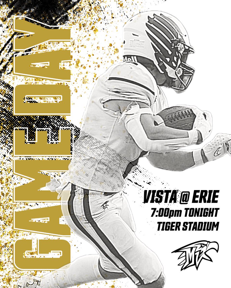 Mountain Vista High School Football (@vistagridiron) on Twitter photo π¨π ROAD TRIP GAME DAY
π Erie Tigers
π Tiger Stadium
β° 7pm
π STREAM: Erie Tiger Network on YouTube
ποΈ Vanco Events
#ALLIN #goldeneagles #vistanation #GOVISTA #mvhsathletics @mvhs_gridiron <a href="/mvhsupdates/">MVHS Updates</a> <a href="/mvunit/">Marcel Verhorst</a> <a href="/mvistaathletics/">Vista Athletics</a> <a href="/chsaa/">CHSAA</a> @9sportsco <a href="/vista_now/">Vista Now</a> π¨π ROAD TRIP GAME DAY
π Erie Tigers
π Tiger Stadium
β° 7pm
π STREAM: Erie Tiger Network on YouTube
ποΈ Vanco Events
#ALLIN #goldeneagles #vistanation #GOVISTA #mvhsathletics @mvhs_gridiron <a href="/mvhsupdates/">MVHS Updates</a> <a href="/mvunit/">Marcel Verhorst</a> <a href="/mvistaathletics/">Vista Athletics</a> <a href="/chsaa/">CHSAA</a> @9sportsco <a href="/vista_now/">Vista Now</a>