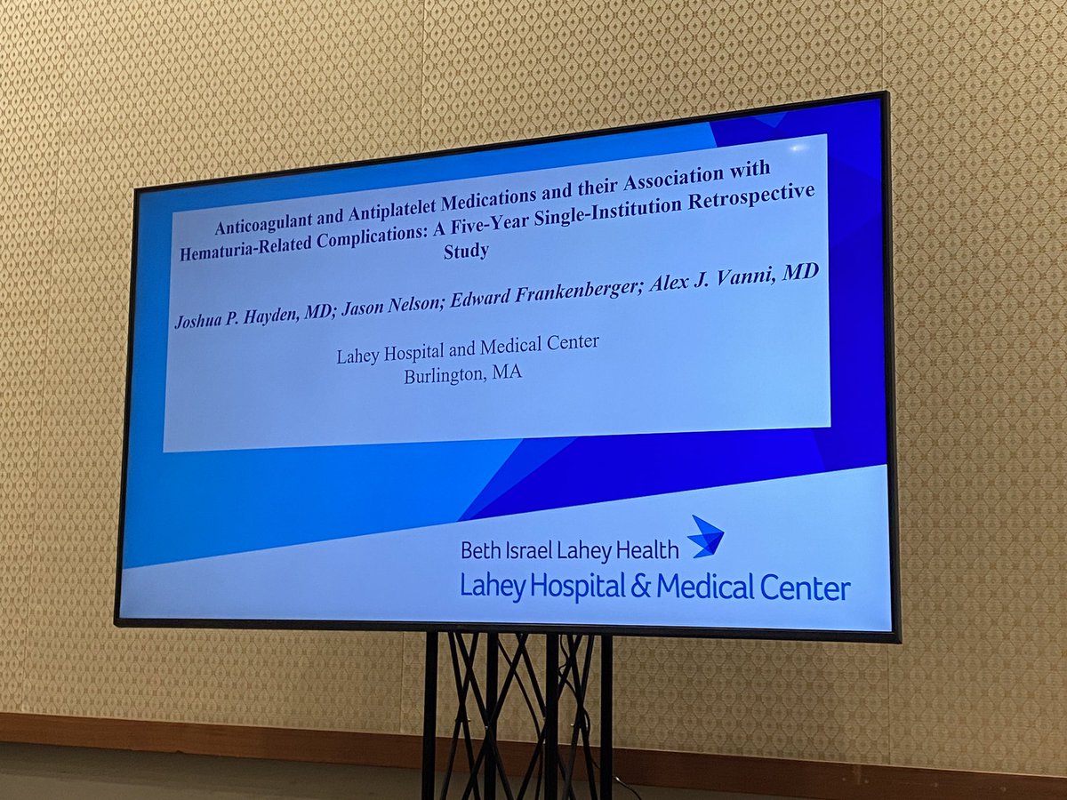 Lahey Urology (@laheyuro) on Twitter photo PGY4 <a href="/joshphayden/">Joshua Hayden</a> presenting his research on association between blood thinners and hematuria associated complications #NEAUA24 <a href="/NewEngland_AUA/">New England Section of the AUA</a> <a href="/alexjohnvanni/">Alex Vanni</a> PGY4 <a href="/joshphayden/">Joshua Hayden</a> presenting his research on association between blood thinners and hematuria associated complications #NEAUA24 <a href="/NewEngland_AUA/">New England Section of the AUA</a> <a href="/alexjohnvanni/">Alex Vanni</a>