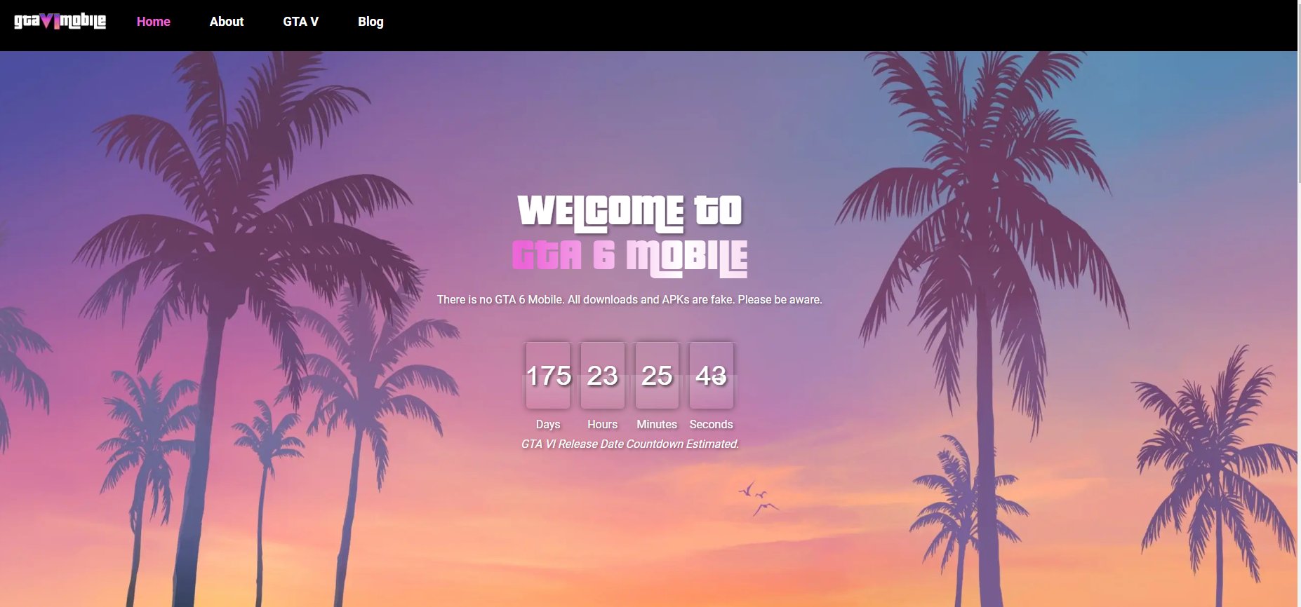 GTA 6 Countdown