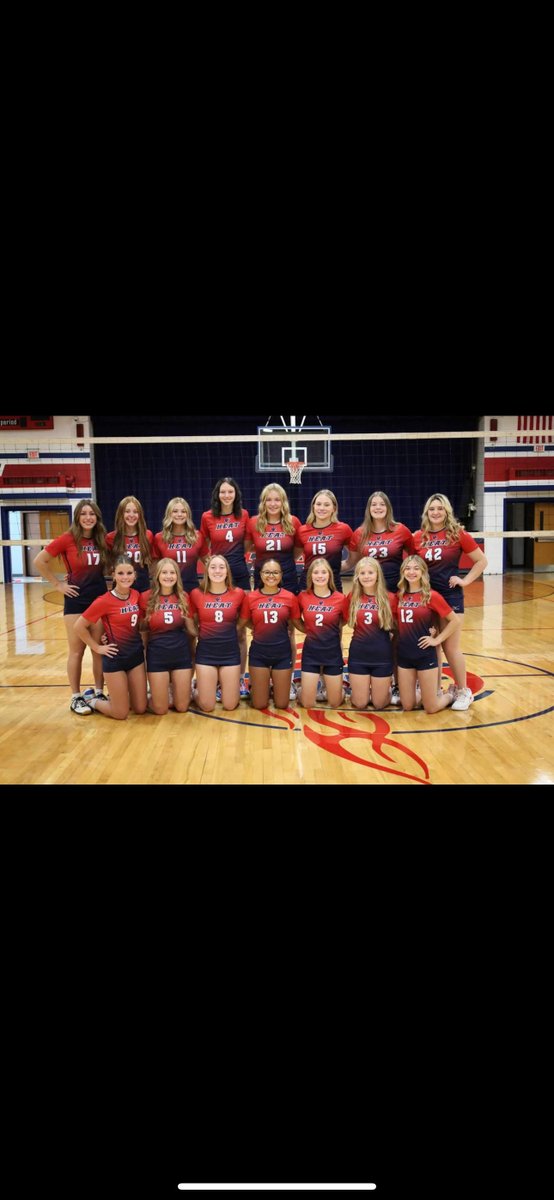 WCDistrict235's tweet photo. For today's #featurefriday , we are featuring the West Central Volleyball Team! The Volleyball Team is currently 2-3 and their next upcoming game is tomorrow at the Southeastern High School Suns tournament at 9:00 AM and 11:00 AM. Good Luck and Go Heat! #WCHeatPride #WeAreWC https://t.co/z6j0swG0lq