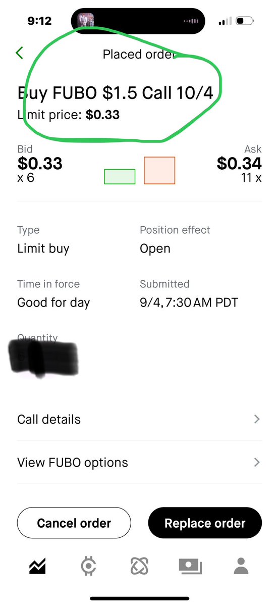 EarlyAdapter's tweet image. Today I reinvested 12% of my profits into $Fubo options, thereby protecting my realized profits but catching the benefit of an upside move with little risk. If what I am seeing is correct, I will back this option position up with a spot position. Details on exit soon come