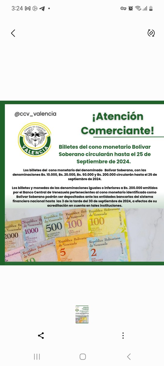 Atención Comerciantes.