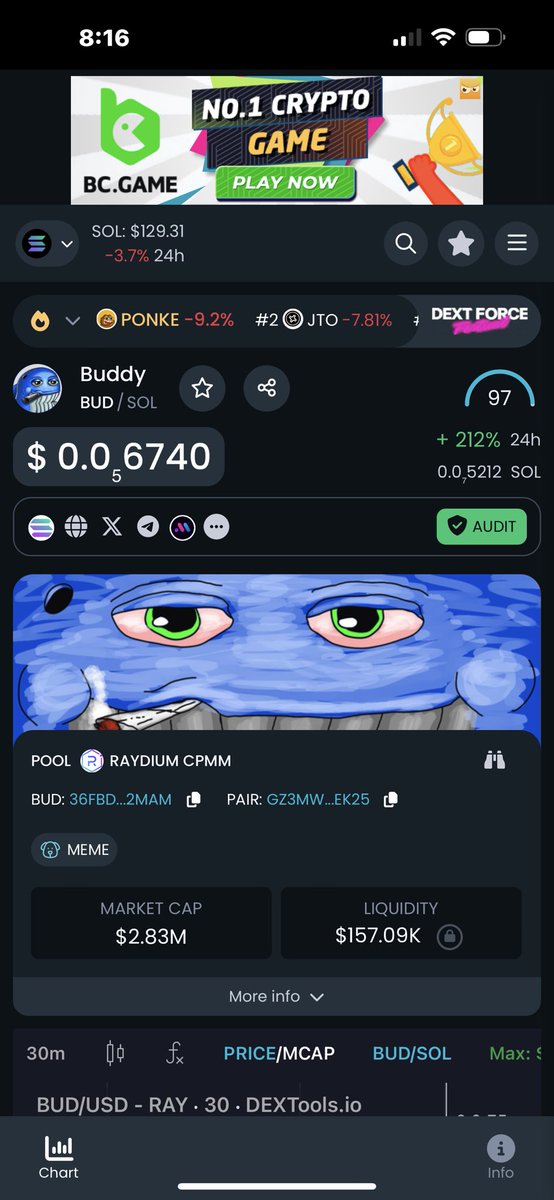 TheRealTRTalks's tweet image. MASSIVE #giveaway ! $5000 DOLLARS UP FOR GRABS! 5x winners! 

So $bud the whale 🐳 @BuddyBoysClub  has been ripping lately and there are no signs of it stopping! We are about to go nuclear ☢️ 

$5000 $dollar GIVEAWAY in progress! Yes $5000 ! My community knows I give it away too!
