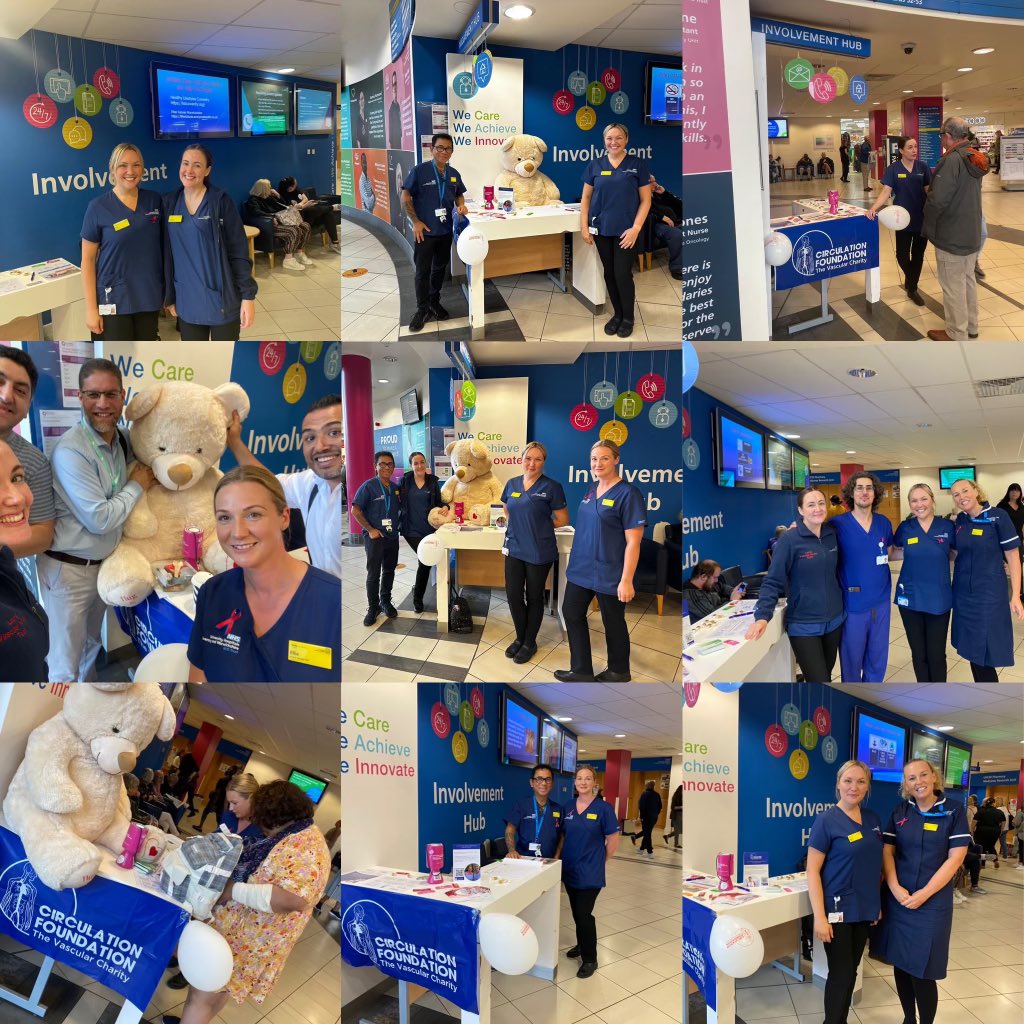 It’s been a great couple of days spreading awareness of peripheral arterial disease at UHCW!
#padawarenessmonth #september