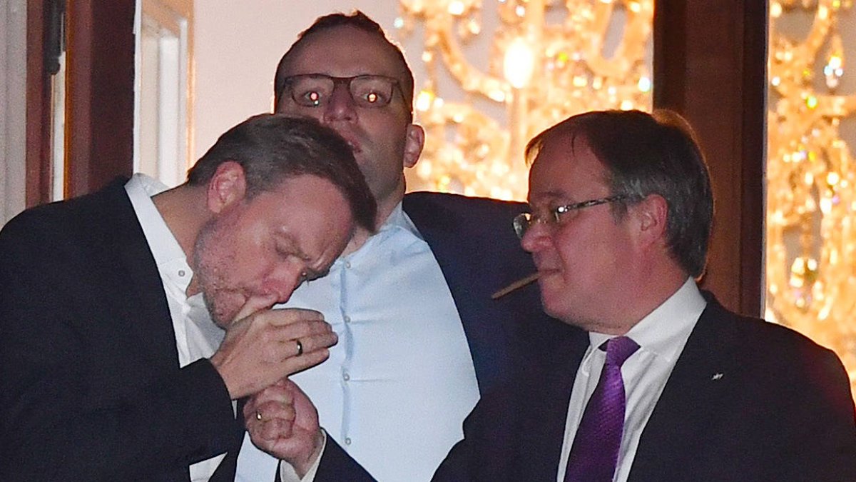 felix udo kai, busty und ich (vlnr) heute abend im p1