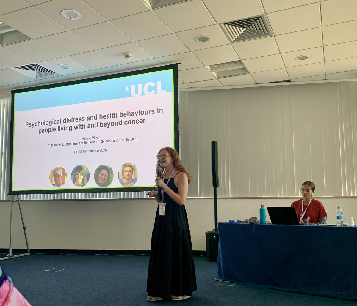 I always love hearing <a href="/NatalieMiller_3/">Natalie Miller</a> talk about her PhD research on psychological distress and cancer survival at <a href="/EHPS2024/">EHPS2024</a> 🧠 Well done! 

#ehps2024 <a href="/UCL_BSH/">Behavioural Science & Health UCL</a> <a href="/UCL_IEHC/">UCL IEHC</a> <a href="/uclhealth/">UCL Health Psychology</a>