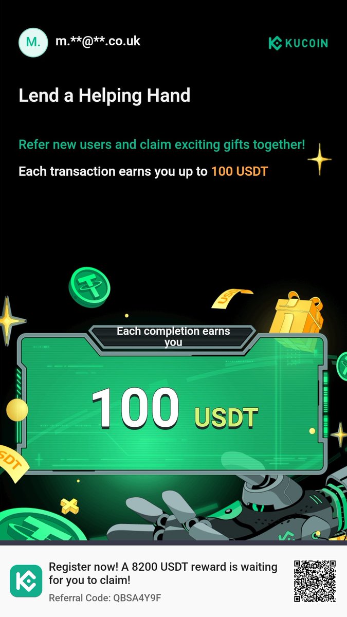 Folks...help...8% away from rewards on kucoin LFG 🙏
