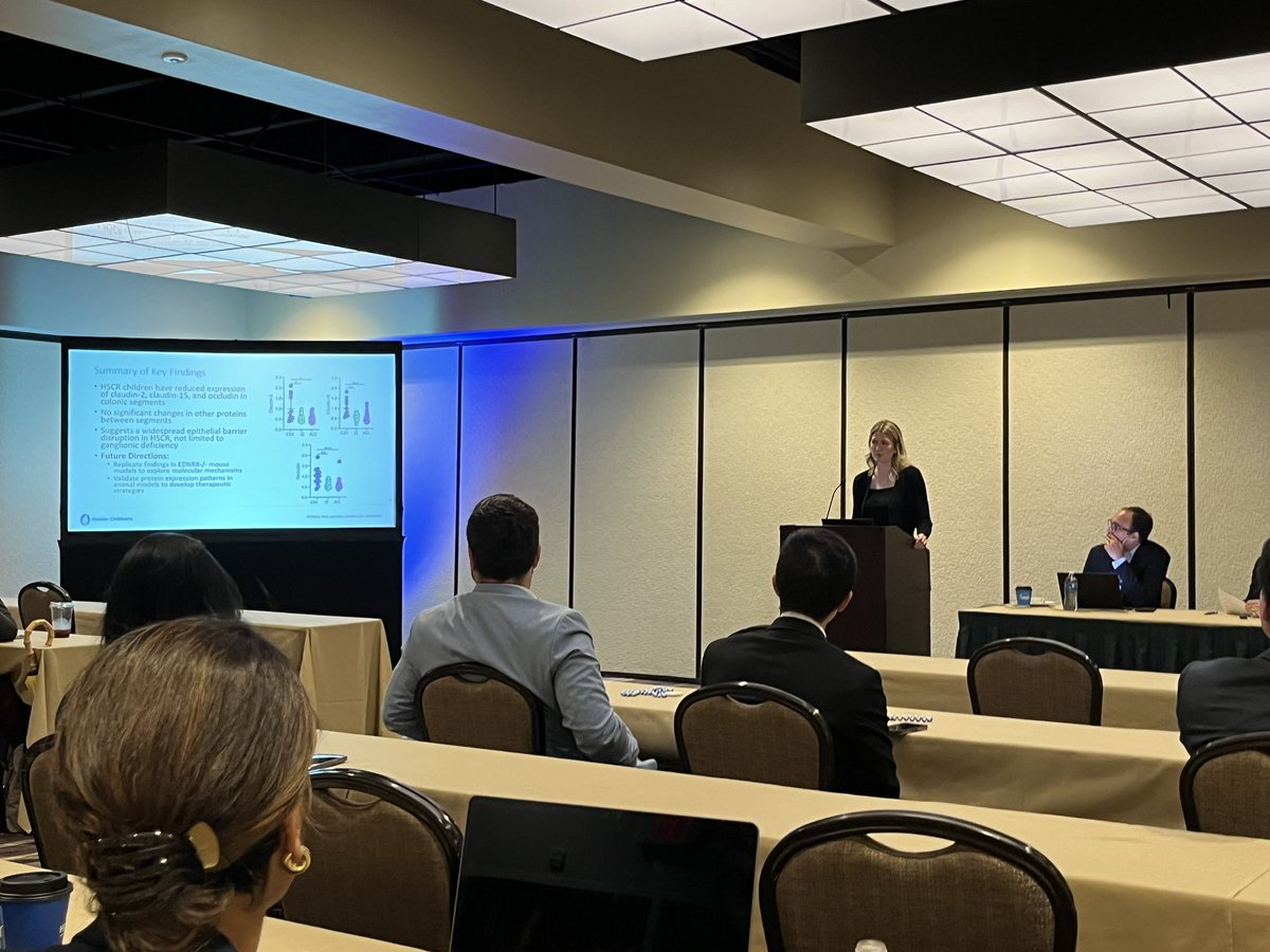 Haley Etskovitz, DO, MBS (@haleyetskovitz) on Twitter photo So impressed with <a href="/leah_froehle/">Leah Froehle</a> at the podium this morning teaching us that tight junction proteins are deficient in ganglionic and aganglionic colon in children with Hirschsprung disease! Making <a href="/DrPrathima/">Prathima Nandivada</a> lab and <a href="/BCHPedSurg/">BCH Department of Surgery</a> proud at #SAAS2024 So impressed with <a href="/leah_froehle/">Leah Froehle</a> at the podium this morning teaching us that tight junction proteins are deficient in ganglionic and aganglionic colon in children with Hirschsprung disease! Making <a href="/DrPrathima/">Prathima Nandivada</a> lab and <a href="/BCHPedSurg/">BCH Department of Surgery</a> proud at #SAAS2024