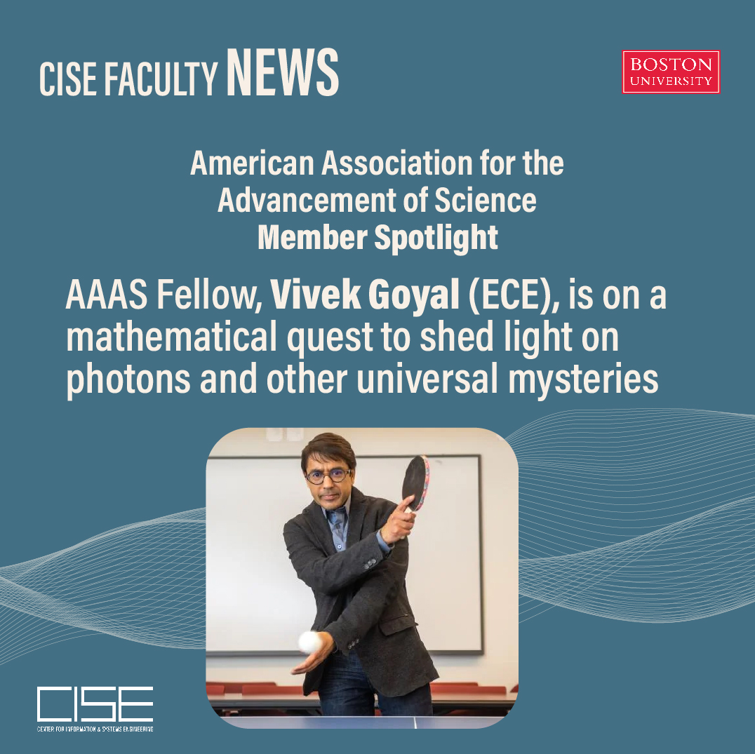BU Center for Information & Systems Engineering (@cise_bu) on Twitter photo We're excited to spotlight <a href="/aaas/">AAAS</a> Fellow & <a href="/BUCollegeofENG/">BU Engineering</a>, <a href="/ProfessorGoyal/">Vivek Goyal</a>, whose groundbreaking research is exploring photons & the universe! His latest work on nanoscale secondary electron imaging was also featured in <a href="/PNASNews/">PNASNews</a> .
Read more here: tinyurl.com/2s3zwce3! We're excited to spotlight <a href="/aaas/">AAAS</a> Fellow & <a href="/BUCollegeofENG/">BU Engineering</a>, <a href="/ProfessorGoyal/">Vivek Goyal</a>, whose groundbreaking research is exploring photons & the universe! His latest work on nanoscale secondary electron imaging was also featured in <a href="/PNASNews/">PNASNews</a> .
Read more here: tinyurl.com/2s3zwce3!