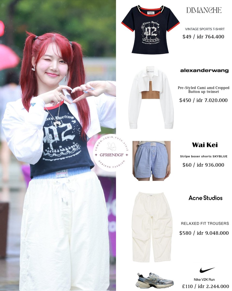 Gfriendfashion's tweet photo. Yerin @YERIN_OFFICIAL_ Instagram update240905, Mnet Mcountdown

#uriyerinfashion

Dimanche, Alexander wang, wai kei, Acne studios

#GFRIEND
#YERINFASHION https://t.co/RxNimvGgLA