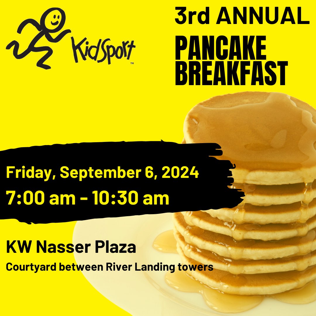 Delicious Pancake Breakfast today at River Landing!

Join us for the 3rd Annual Pancake Breakfast today at River Landing for some delicious pancakes from 16 grains, sausages from Summit Meats plus juice from OEB Breakfast. 

Breakfast is on until 10:30 am.