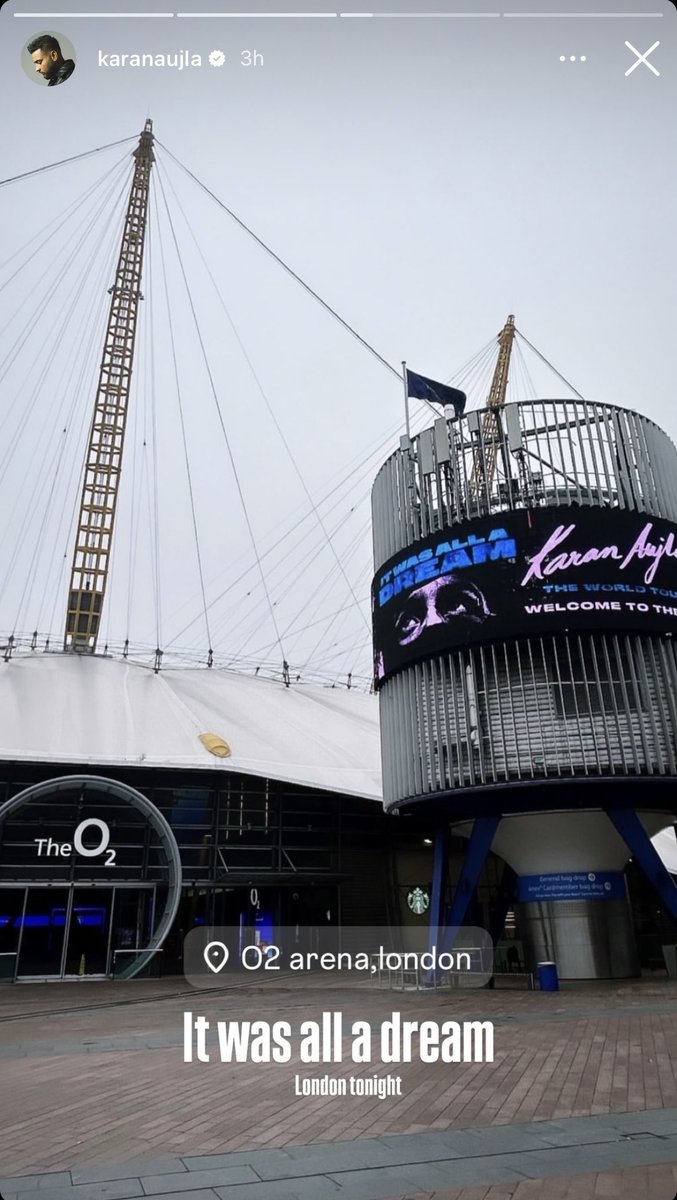 B96Navpreet's tweet image. Yeahhhhh finally 🥳🥹
See you in few hours cutie @GeetanDiMachine  @TheO2 
#KaranAujla #ItWasAllADream