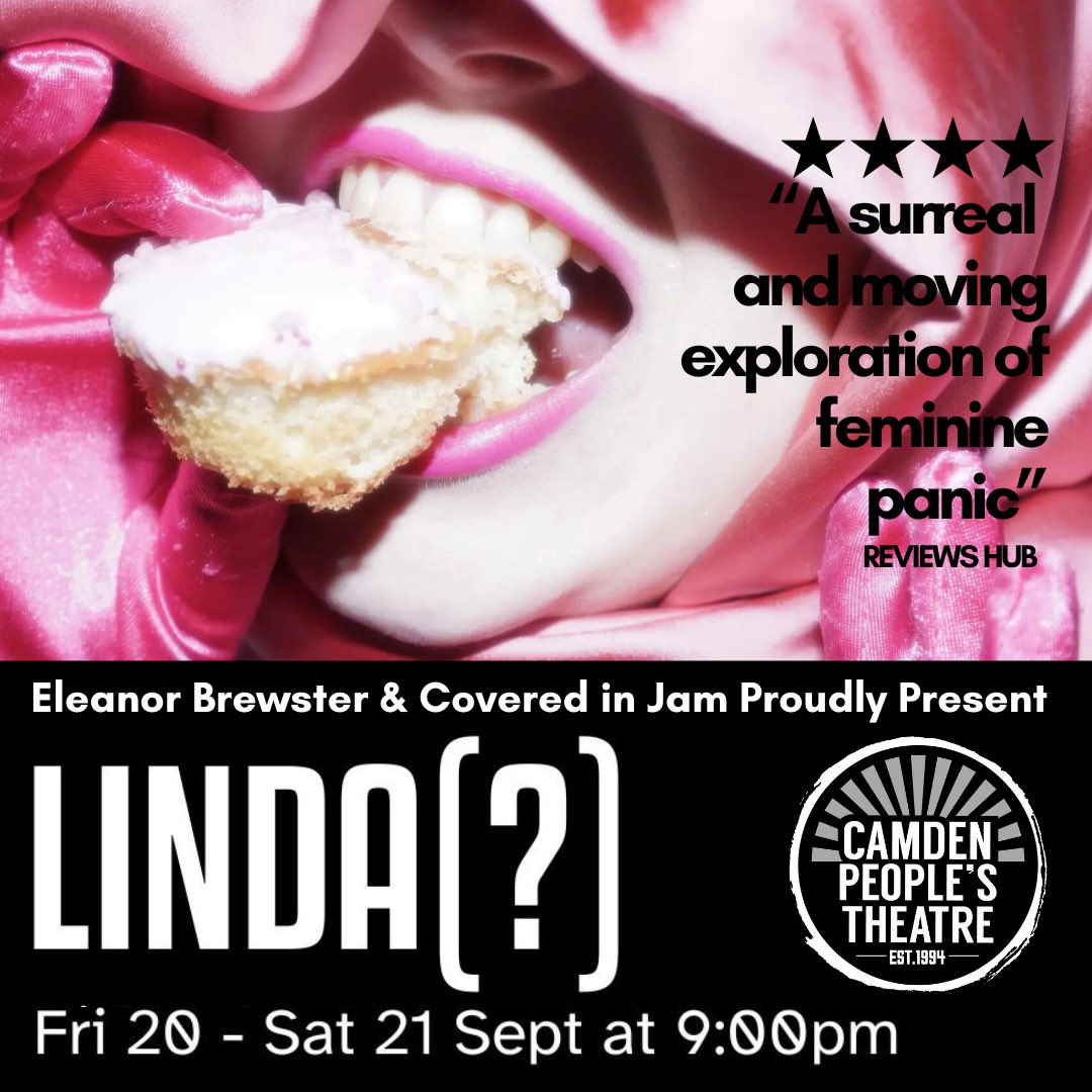 Well gassed to announce im co-producing this cakey creamy screamy creation splattering itself all over <a href="/CamdenPT/">Camden People's Theatre</a> in 2 WEEKS by my dear friend and unstoppable force Ellie.  

u want more mess? u got more mess. 

COME ON FOR THE CAKE 🧁👄💋

🎟️👉🏻shorturl.at/hmeOP