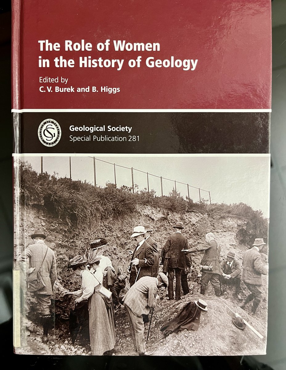 UTGeoLib's tweet image. In the stacks:
The role of women in the history of geology / edited by C. V. Burek and B. Higgs. Geological Society, 2007. #geology #geologists #history
