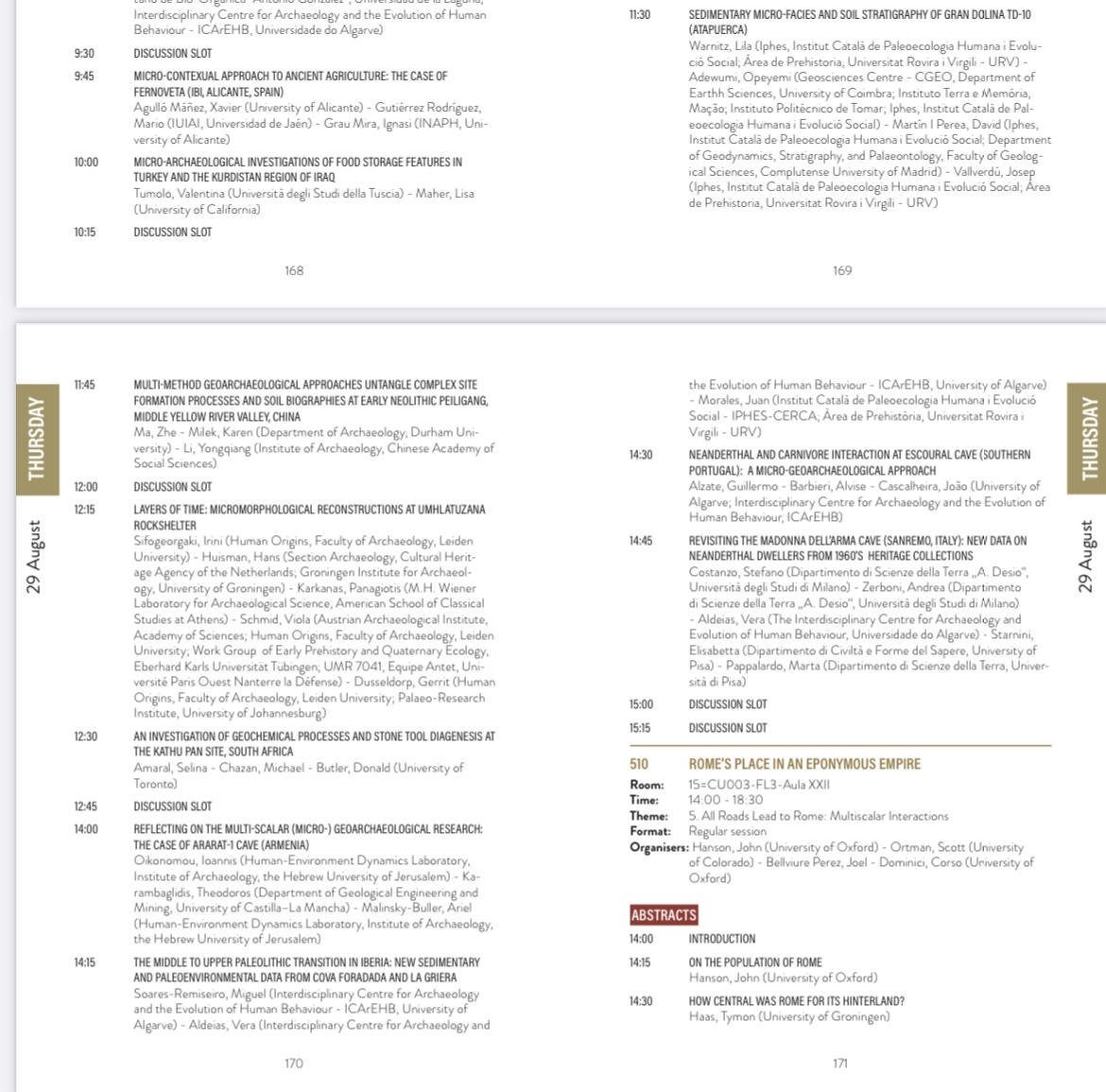 Rt_Hon_Adewumi's tweet photo. Thrilled to have attended the 30th Annual @archaeologyEAA Meeting at the iconic Sapienza University in Rome! Had an amazing experience chairing #Session496 with an incredible team of colleagues @htomelaura @sifoGeoArch @zmbmrz @RemiseiroSoares.Big thanks to you &amp; all presenters🙌 https://t.co/gWDfNvNFH6