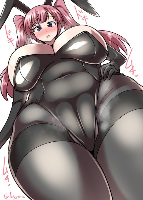 「提督さん…あたしのこの格好…どう…かな…///」 ムチムチ黒タイツバニーアトランタさん 進水日おめでとう!(連続1645日目 #艦これ版真剣お絵描き60分一本勝負_20240906 #艦これ版深夜の真剣お絵描き60分一本勝負 #10000日チャレンジ #めび環んどろ #アトランタ進水日 