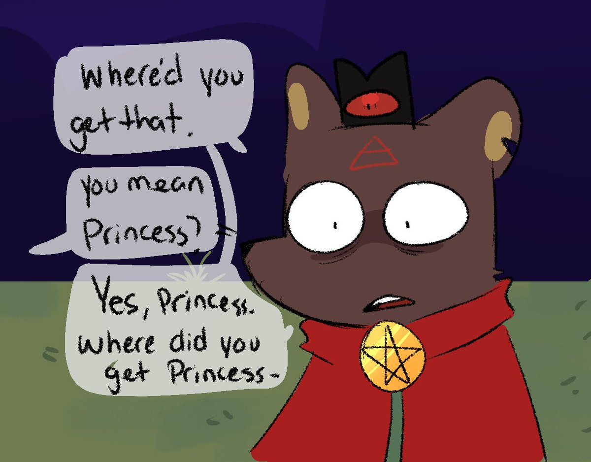 rabiesram's tweet photo. welcome to the cult, princess https://t.co/RasMWRgWzX
