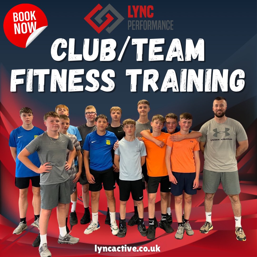 LyncPerformance's tweet image. 𝗧𝗘𝗔𝗠 𝗙𝗜𝗧𝗡𝗘𝗦𝗦 𝗧𝗥𝗔𝗜𝗡𝗜𝗡𝗚⚡️💪🏼

We are here for your clubs fitness needs! 💯 Sessions catered to your clubs sport and fitness needs.

Sessions available for junior and adult teams. Limited availability. Please get in touch for more information 📲