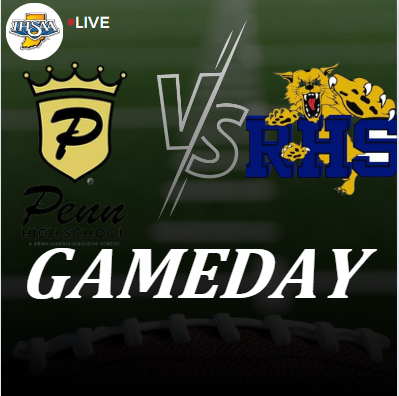 🏈 Penn vs South Bend Riley
📅 today
⏰ 7pm Kickoff
📺📹Live▶️bit.ly/3ThxfAi

<a href="/KingsmenFBall/">Penn Kingsmen Varsity Football</a> vs <a href="/RileyWildcatFB/">SB Riley Wildcat Football</a> 

<a href="/SBRileySports/">SB Riley Wildcat Athletics</a> <a href="/The_Pennant/">Penn Kingsmen Sports</a> <a href="/Coach_Summers_/">Chris Summers</a> <a href="/amcneer/">Alan McNeer</a> <a href="/_Kturner14/">Kohen Turner</a> <a href="/PennPride365/">Penn High School</a> <a href="/PennStrength/">Penn S&C</a> <a href="/CarsonPetty2027/">Carson Petty</a>