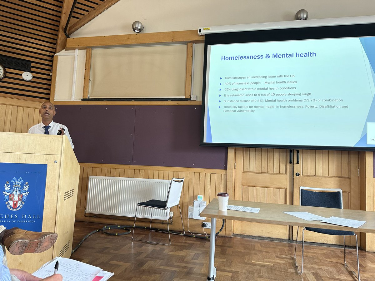 Now it is <a href="/drapathak/">Ashish</a> making the obvious case for additional support for homeless
Reviewing the literature on Neurodiversity and homelessness &amp; Neuropsychiatry and homelessness <a href="/EPUTNHS/">EPUT</a> <a href="/AngliaRuskin/">ARU</a> conference <a href="/Kallur_Suresh/">Dr Kallur Suresh</a>