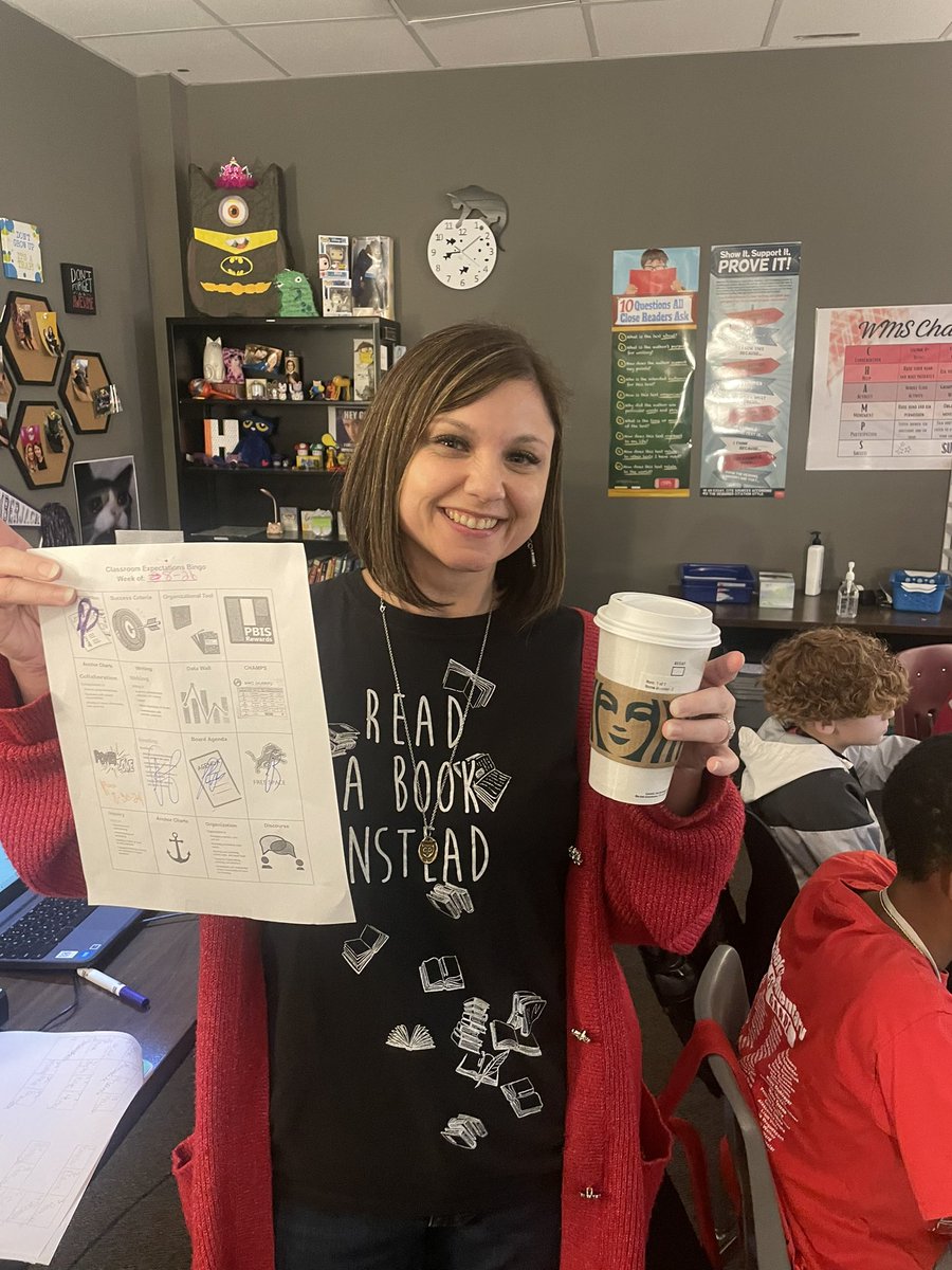 Ruben Pineda (@pineda_ap_wms) on Twitter photo BINGO!! We have a winner at our Classroom Expectations Bingo. Congratulations Ms. Harris!! Enjoy your White Mocha! <a href="/HumbleISD_WMS/">Woodcreek Middle</a> #BeELITEWNS #RTBWMS BINGO!! We have a winner at our Classroom Expectations Bingo. Congratulations Ms. Harris!! Enjoy your White Mocha! <a href="/HumbleISD_WMS/">Woodcreek Middle</a> #BeELITEWNS #RTBWMS