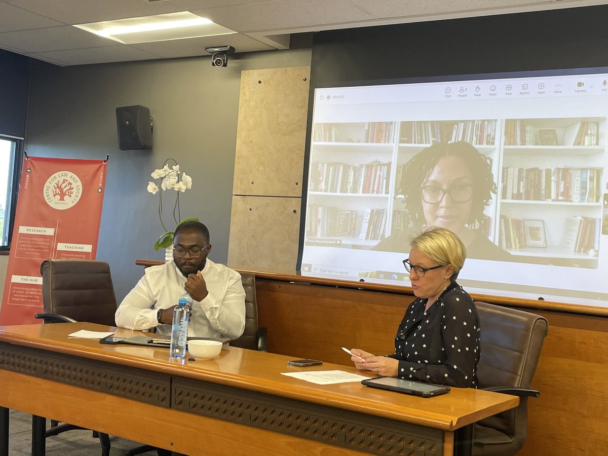 CLS (@clsuct) on Twitter photo Celebrating Prof <a href="/dee_smythe/">Dee Smythe</a>’s contributions at the Africa Law & Society colloquium - Reflections on Research & Teaching in the Global South. Day 1 included rich exchanges on teaching, supervision & early career paths by African scholars. 🙏🙌 Celebrating Prof <a href="/dee_smythe/">Dee Smythe</a>’s contributions at the Africa Law & Society colloquium - Reflections on Research & Teaching in the Global South. Day 1 included rich exchanges on teaching, supervision & early career paths by African scholars. 🙏🙌