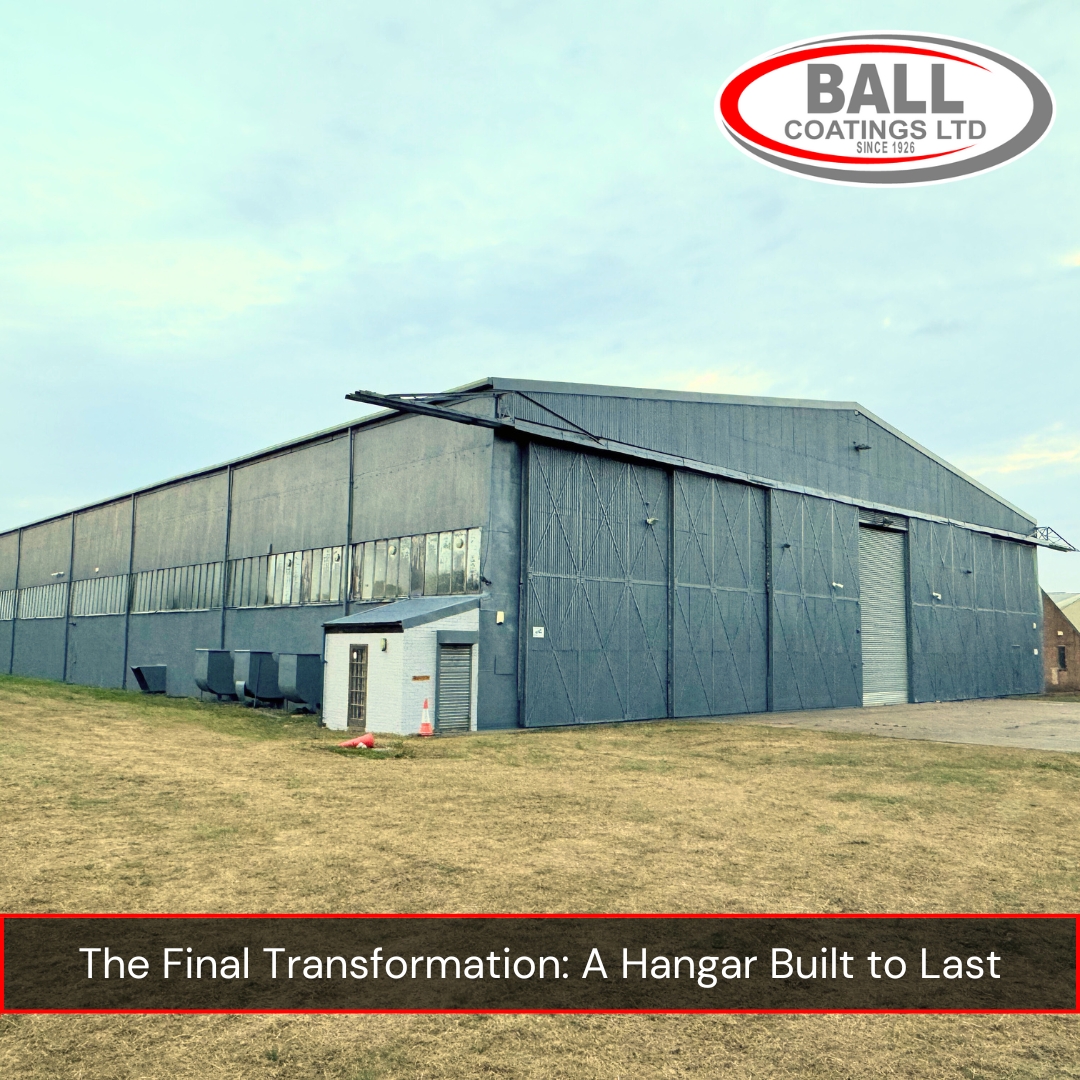 Transforming Industrial Hangars in Bedfordshire!

At Staughton Airfield Bedfordshire, we’ve just completed a comprehensive industrial hangar restoration. Our expert team used powerful hydro cleaning and high-performance coatings to protect the structure and improve its