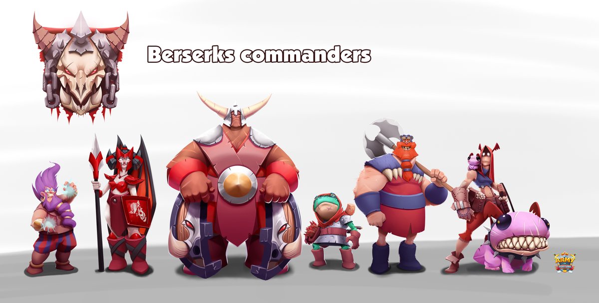 Select your Berserks commanders! ⚔️🎮