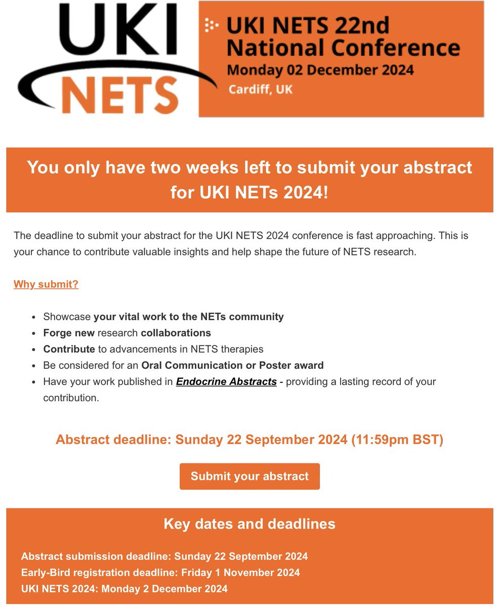 Only 2 weeks to submit your abstract for #ukinets conference 2024 - submit here: ukinets.org/uki-nets-2024-…