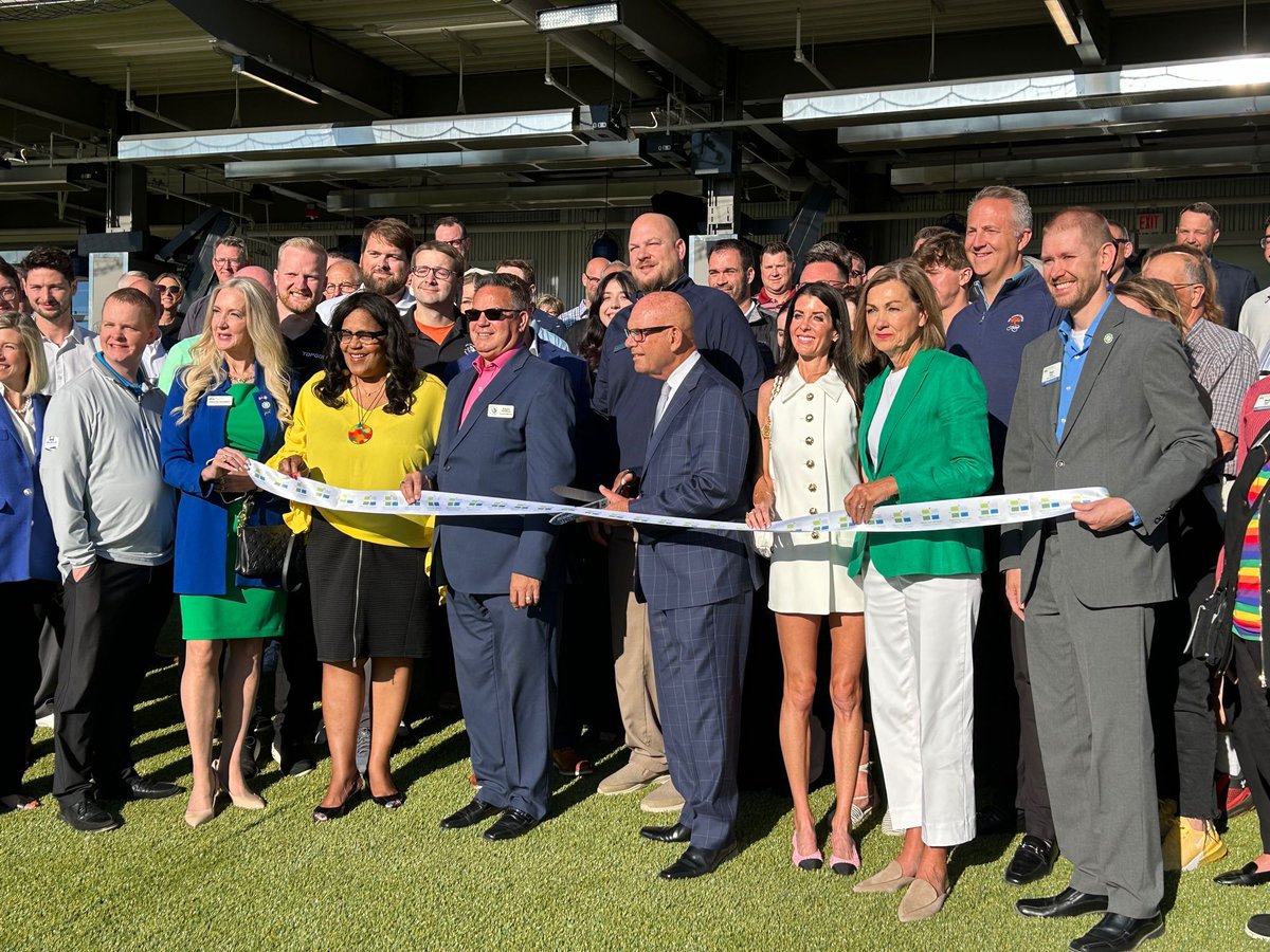 We’re proud to be the presenting sponsor for <a href="/Topgolf/">Topgolf</a> and excited to welcome them to West Des Moines! Here’s to fun times and great connections ahead! #proudsponsor #ribboncutting