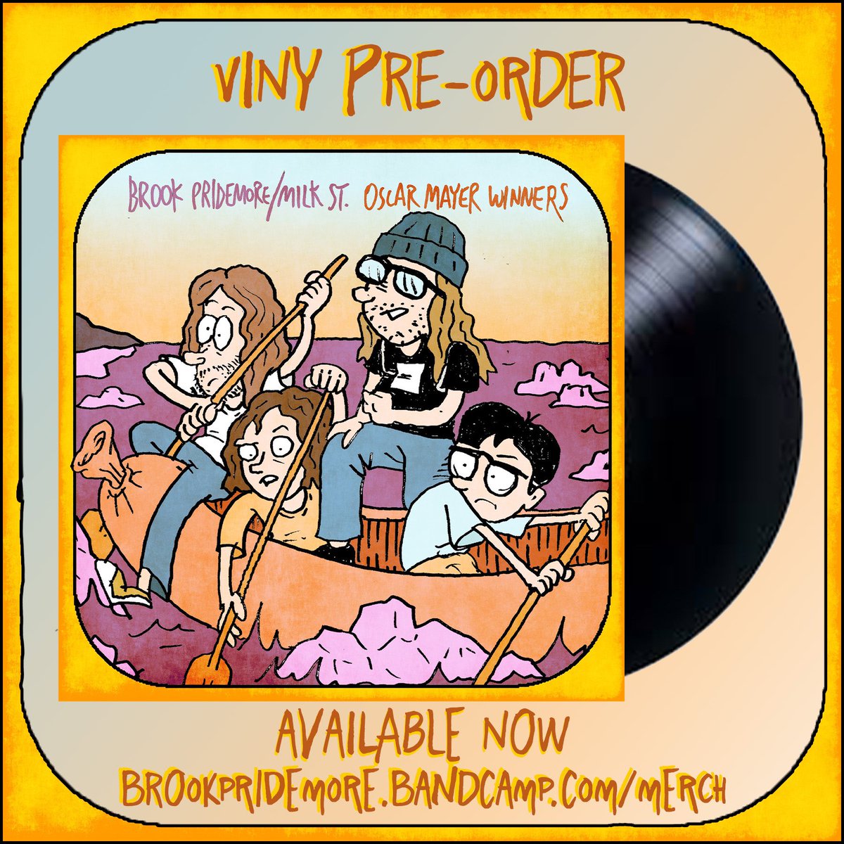 Milk St. (@milkstreetband) on Twitter photo brookpridemore.bandcamp.com/album/oscar-ma…
🌭BROOK PRIDEMORE / MILK ST. PRESENT: OSCAR MAYER WINNERS AVAILABLE SEPT. 23RD🌭
Surprise!! We’re releasing a split EP with our good friend <a href="/Brookpridemore/">Brook Pridemorgue</a> called “Oscar Mayer Winners” including 2 songs from each of us!
Vinyl Pre-Orders are AvailableNOW brookpridemore.bandcamp.com/album/oscar-ma…
🌭BROOK PRIDEMORE / MILK ST. PRESENT: OSCAR MAYER WINNERS AVAILABLE SEPT. 23RD🌭
Surprise!! We’re releasing a split EP with our good friend <a href="/Brookpridemore/">Brook Pridemorgue</a> called “Oscar Mayer Winners” including 2 songs from each of us!
Vinyl Pre-Orders are AvailableNOW