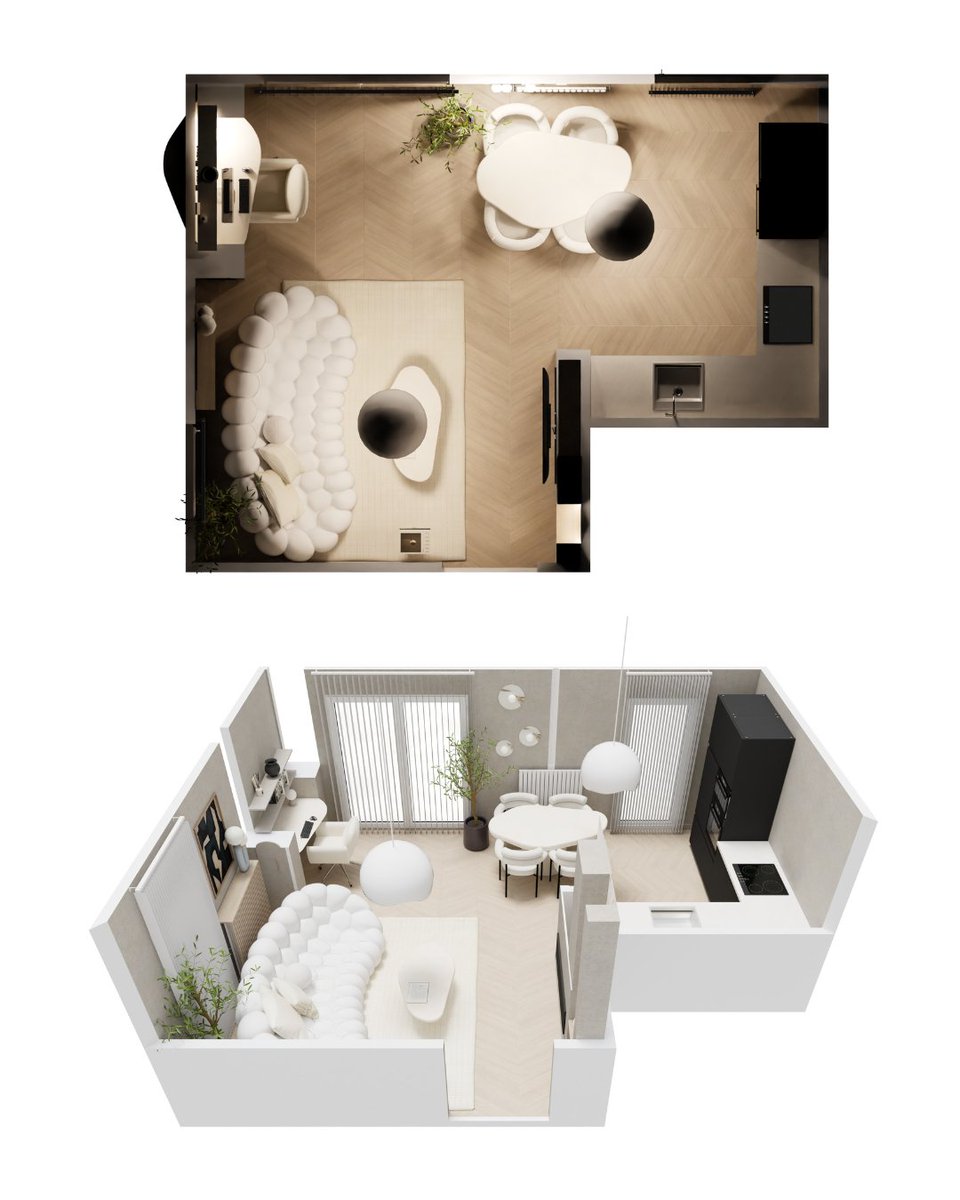 ✨ Imaginez votre intérieur en 3D avec HomeByMe ! ✨ Créez en 2D, visualisez en 3D et obtenez des rendus photoréalistes en 4K en toute simplicité ! Vous pouvez découvrir cet intérieur en entier en cliquant ici : home.by.me/fr/project/174…
