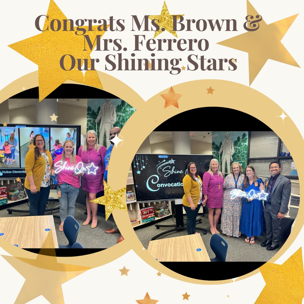 Congrats to Abby Brown for her leadership with Camp Invention and to Brittany Ferrero for her incredible initiative in starting a snack cart with her students.  The dedication of these ladies empowering students is truly inspiring.  Shine on Roadrunners!