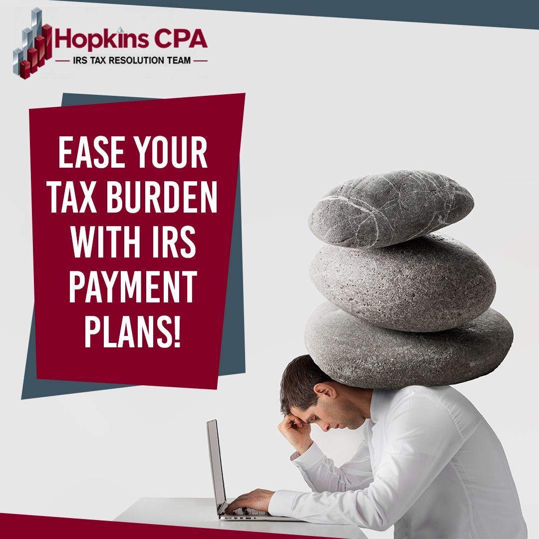 HopkinsCpa's tweet image. Ease Your Tax Burden with IRS Payment Plans! 
Call us at 361.209.7394 to take control of your tax situation and find peace of mind.

#TaxHelp #UnfiledReturns #HopkinsCPA