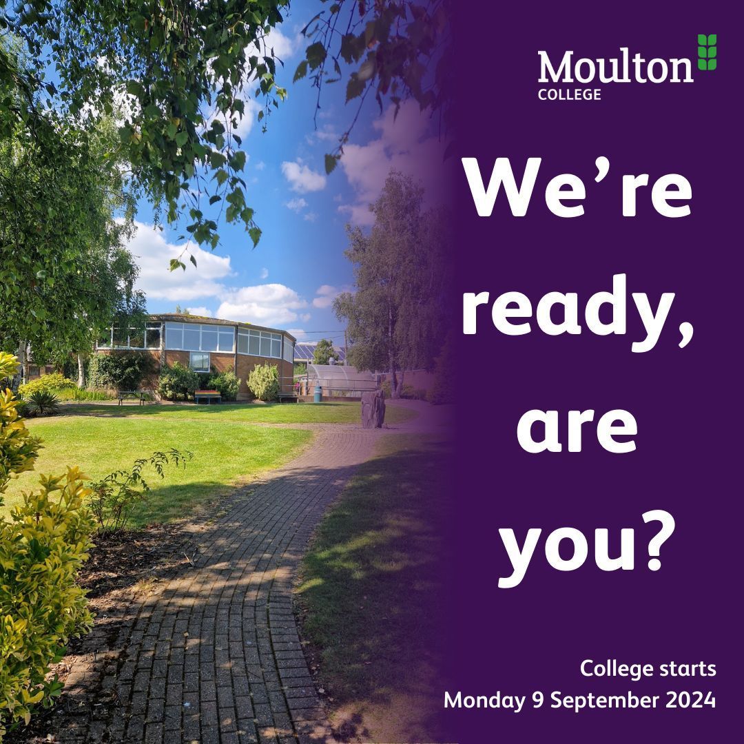 We're ready to welcome all our students next week!
Remember to check your bus times &amp; be at your stop on time so you don't miss the bus. On arrival your tutors will be in the car park to greet you &amp; take you to your first classes.
#StartofCollege #TeamMoulton #CollegeBus
