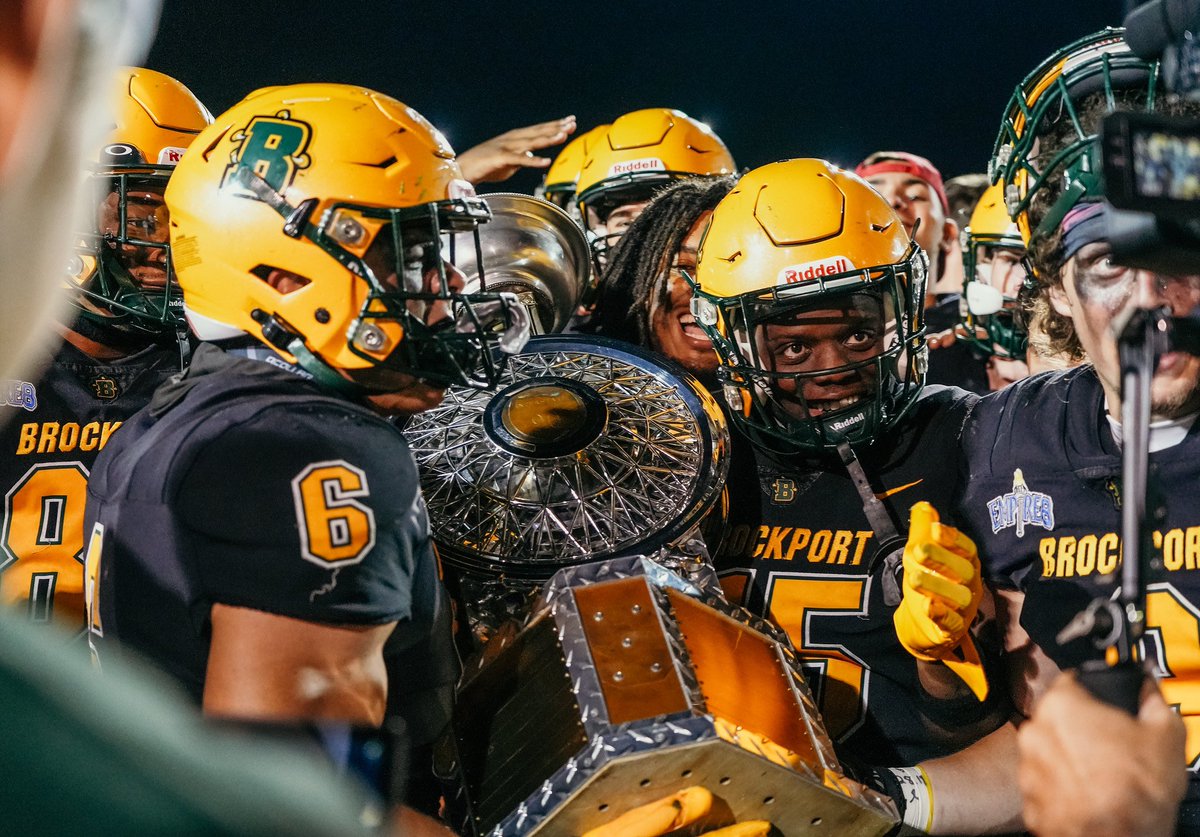 SUNY Brockport (@brockport) on Twitter photo The mood is SET for the season! 🤩🏈🏟️🦅
Last night, <a href="/BPort_Football/">Brockport Football</a> secured their ownership of the I90 Bowl Trophy with a 27-0 shutout against Buffalo State. 🏆😳 Fans, let’s keep up the #Brockport pride and support our athletes!👏
<a href="/SUNY/">SUNY - The State University of New York</a> | <a href="/BportAthletics/">Brockport Athletics</a> The mood is SET for the season! 🤩🏈🏟️🦅
Last night, <a href="/BPort_Football/">Brockport Football</a> secured their ownership of the I90 Bowl Trophy with a 27-0 shutout against Buffalo State. 🏆😳 Fans, let’s keep up the #Brockport pride and support our athletes!👏
<a href="/SUNY/">SUNY - The State University of New York</a> | <a href="/BportAthletics/">Brockport Athletics</a>