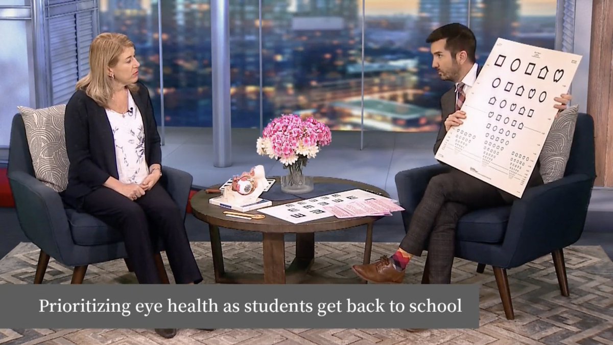#DYK: About 80 percent of learning occurs through the eyes.

This back-to-school season, listen to Dr. Monica Daibert-Nido's interview on the importance of eye health in the classroom, with <a href="/Ross_Hull/">Ross Hull</a> on Global News Morning.

Watch video >> bit.ly/3MC9Vto