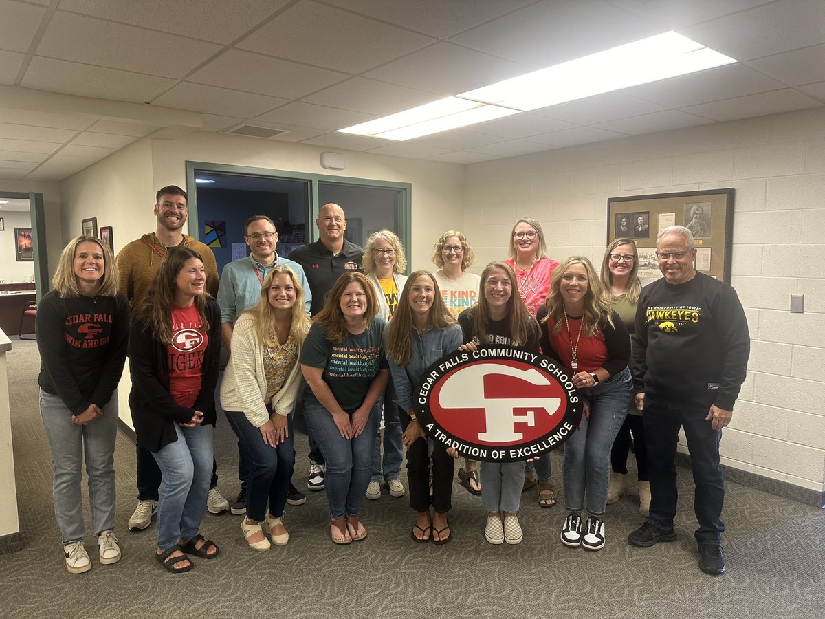 We should all feel so fortunate that this is our K-12 Counseling team. They are amazing professionals who are doing huge things for kids. #tigerpride