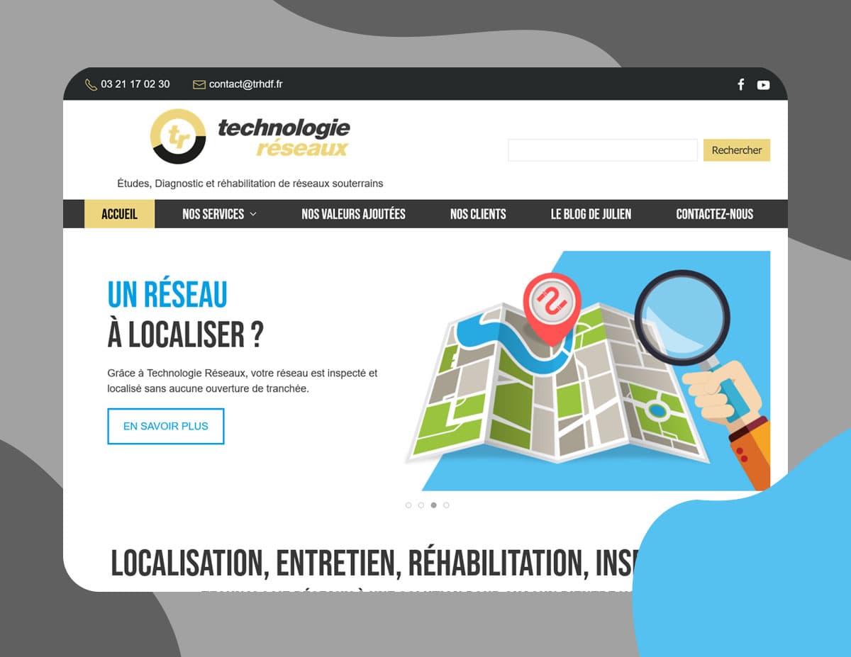 Refonte technique du site de l'entreprise Technologie Réseaux dlvr.it/TCvwqP