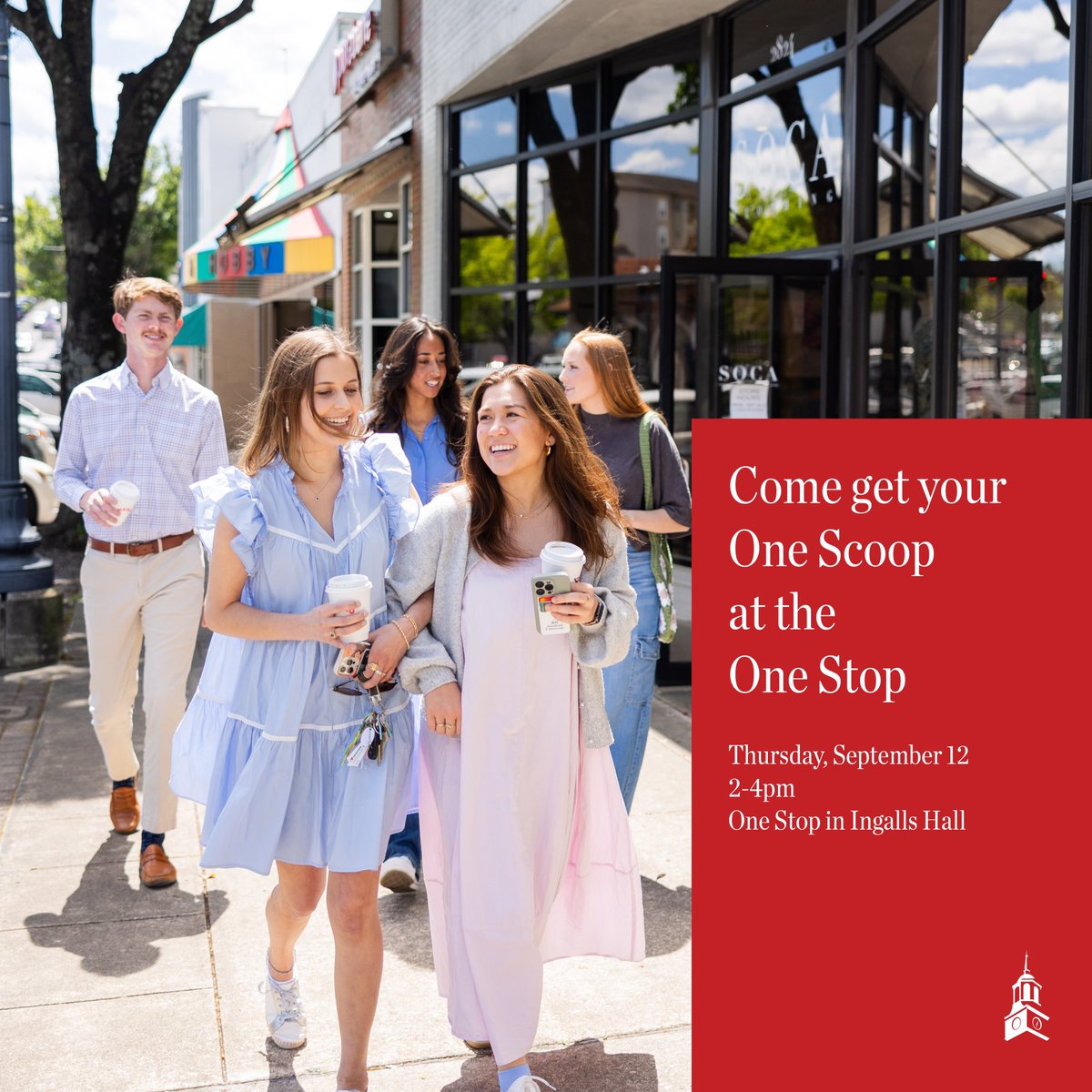 SamfordOneStop's tweet image. 🍦Let’s celebrate making it through the first few weeks of the semester! Join us for One Scoop at the One Stop next Thursday 9/12 from 2-4pm. While you enjoy a sweet treat, you’ll be able to meet the One Stop Advisors and staff who serve you. We look forward to seeing you there!