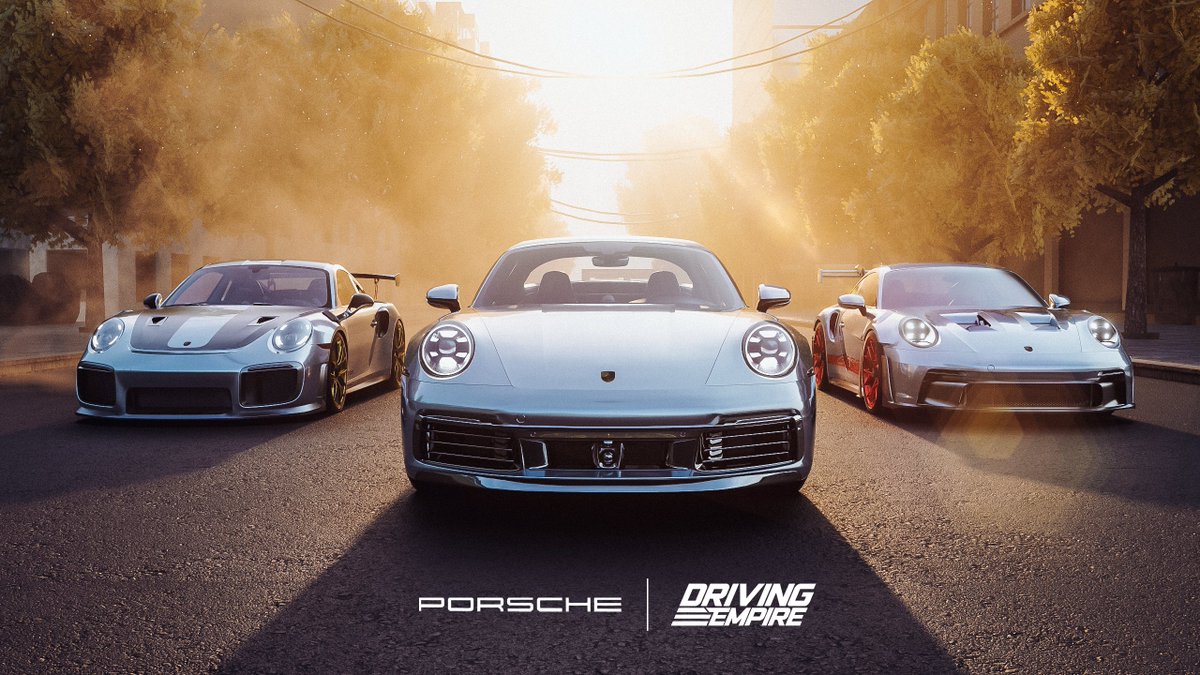 🎉 New Driving Empire Update! 🎉 The second wave of our Porsche celebration  is here! 🏎️ MORE LICENSED PORSCHE CARS! 🔎 Inspect Vehicles 🐛 Bug Fixes  🏁 Play Now! 🏁 https://t.co/wsqQVw1WoH