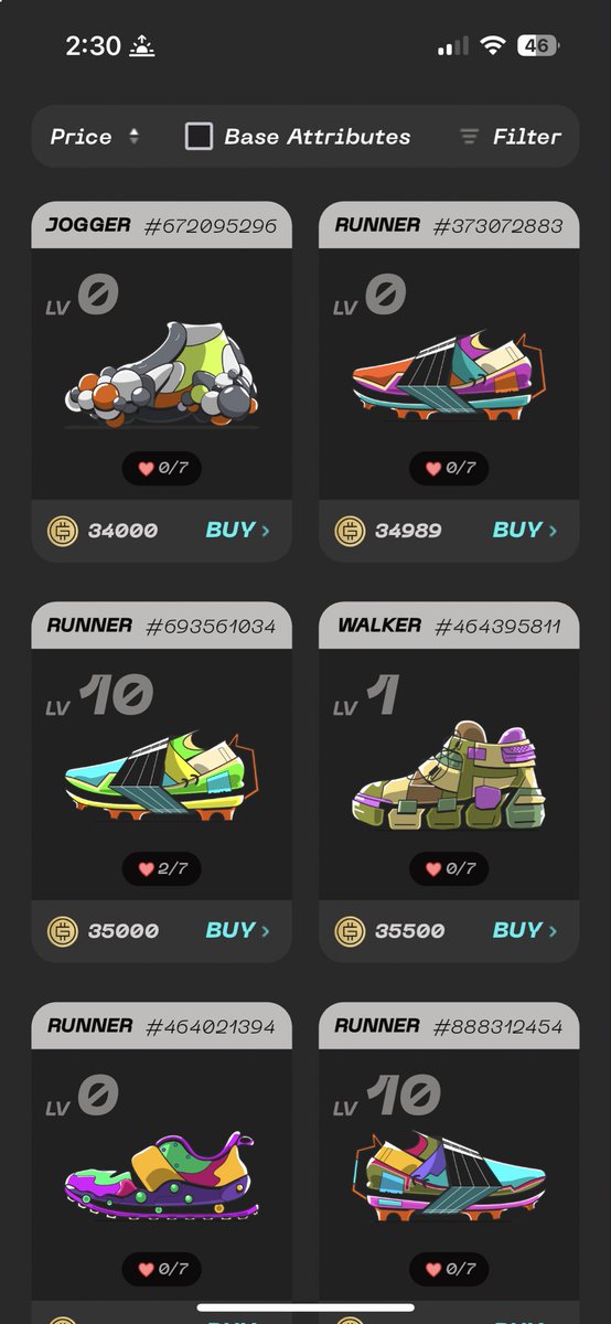 TUXHXR_X's tweet photo. Common Sneaker FP is skyrocketing! ๐๐ Time to level up and turn every move into rewards! Letโs GO! ๐ฅ
#STEPN #SneakerMarketplace #MoveToEarn #CryptoFitness #GGT #NFTSneakers #StepUpYourGame #HealthAndWealth #EarnWithEveryStep #FitnessRevolution #SneakerTrading https://t.co/RDfzB6tNlj