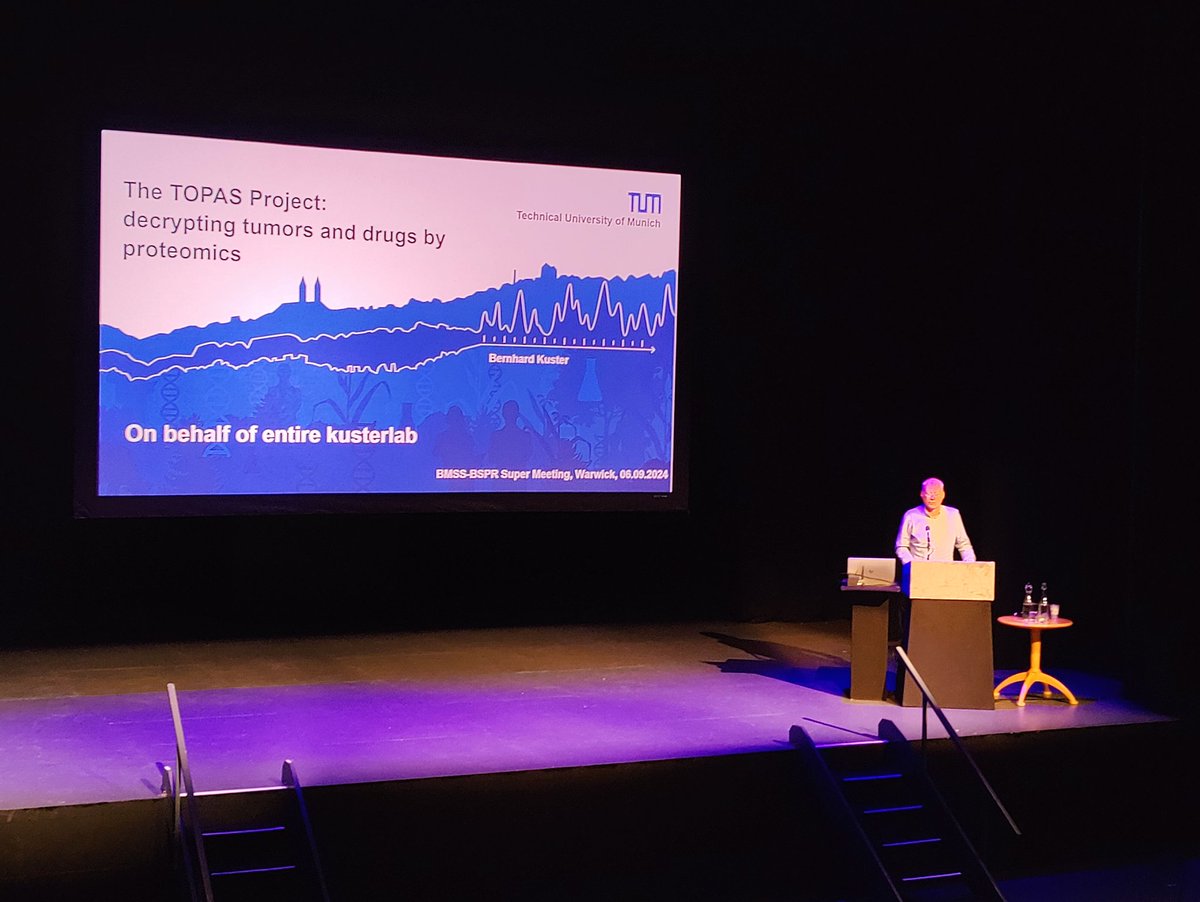 British Society for Proteome Research (@ukbspr) on Twitter photo Delighted to have <a href="/kusterlab/">kusterlab (Inactive)</a> give the plenary lecture telling us about the TOPAS project #BMSSBSPR2024 Delighted to have <a href="/kusterlab/">kusterlab (Inactive)</a> give the plenary lecture telling us about the TOPAS project #BMSSBSPR2024