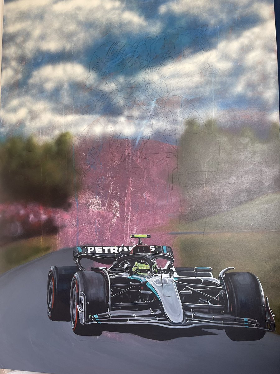 Richard Sekhon Art (@rsekhonart) on Twitter photo Almost half way with this painting! π¨
Still some details to finish on the car then the small matter of a 3 foot tall Lewis Hamilton portrait to slot in behind! Oh and the British GP trophy too! π«
Wish me luck π€£π <a href="/MercedesAMGF1/">Mercedes-AMG PETRONAS F1 Team</a> Almost half way with this painting! π¨
Still some details to finish on the car then the small matter of a 3 foot tall Lewis Hamilton portrait to slot in behind! Oh and the British GP trophy too! π«
Wish me luck π€£π <a href="/MercedesAMGF1/">Mercedes-AMG PETRONAS F1 Team</a>