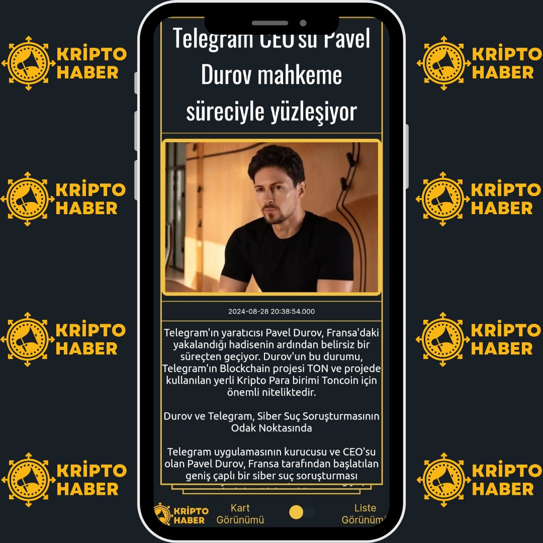 TELEGRAM KURUCUSU PAVEL DUROV MAHKEME SÜRECİYLE YÜZLEŞİYOR 

Kripto paralar ile ilgili tüm haberleri tek ekrandan takip edebileceğiniz uygulama Kripto Haber çok yakında Google Play Store'da!

#kripto #CryptoNews #borsa #binance #bitcoin #btc #ETH  #coin #Telegram #dilanpolat